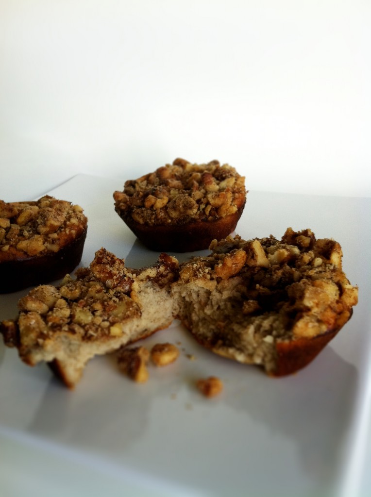 Banana Walnut Crunch Protein Muffins