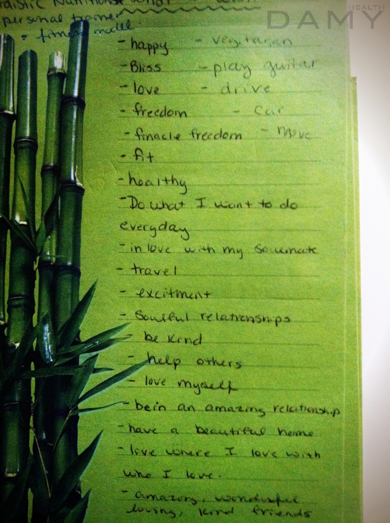 Amy Layne and DAMY Health Goals