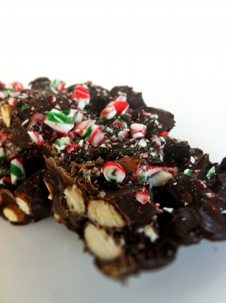Clean Eating Candy cane Bark
