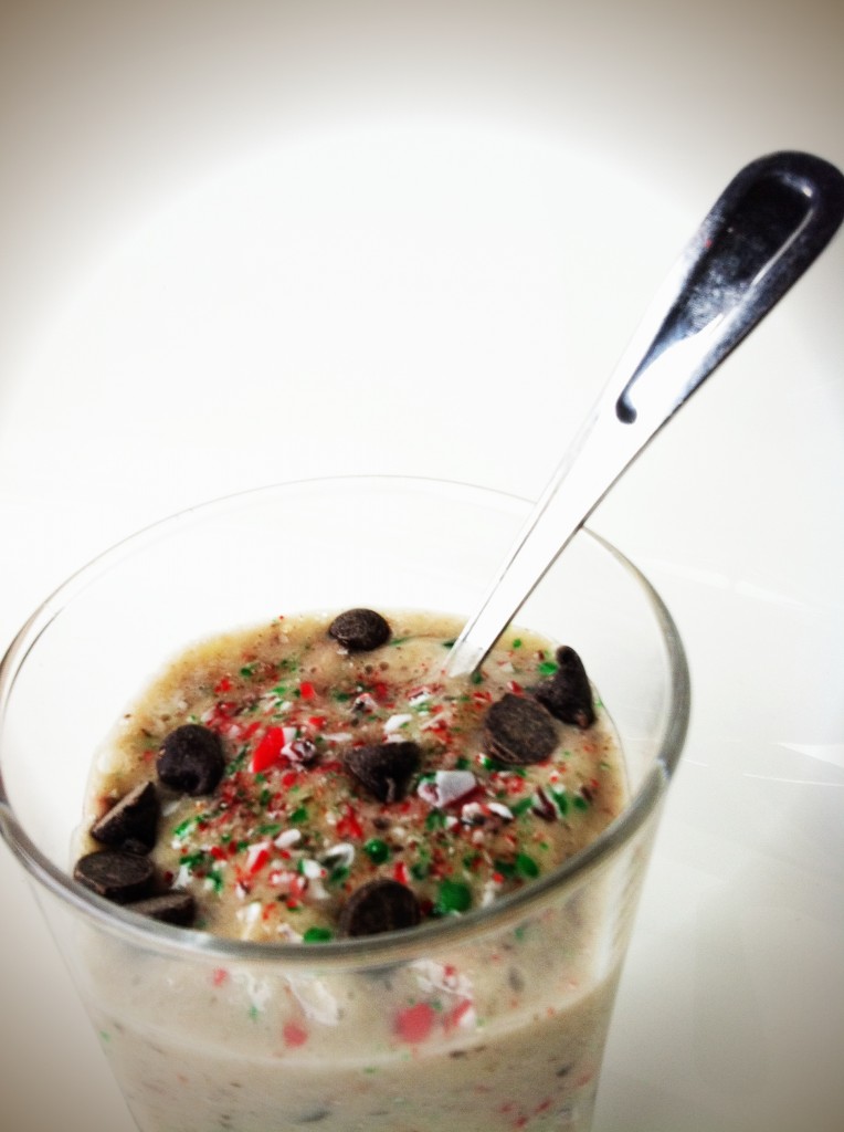 Healthy Candy Cane Blizzard