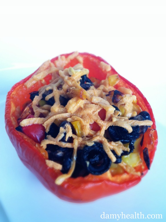 Clean eating stuffed peppers