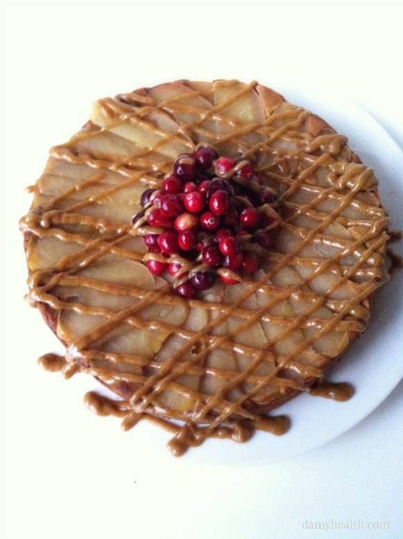 Clean Eating Caramel Apple Upsidedown Cake Clean Eating Caramel Apple Upsidedown Cake