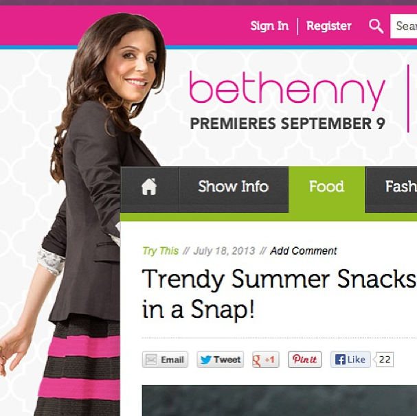 Featured on Bethenny.com