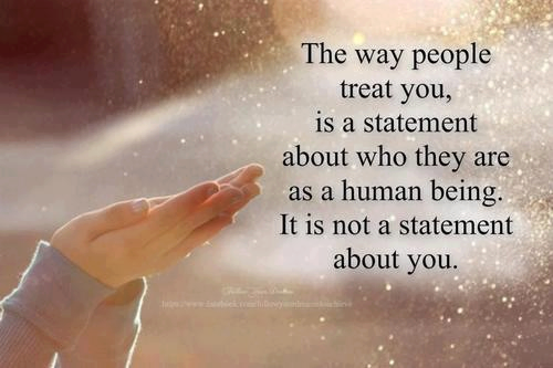 the way you treat people