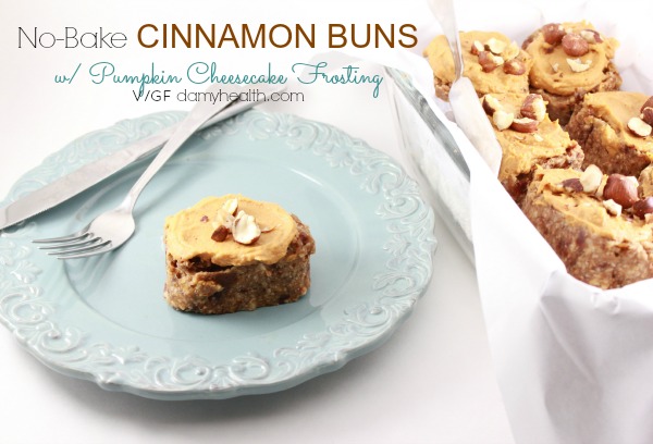 No Bake Cinnamon Buns with Pumpkin