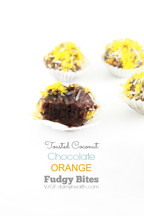 vegan coconut & orange chocolate fudgy bites1