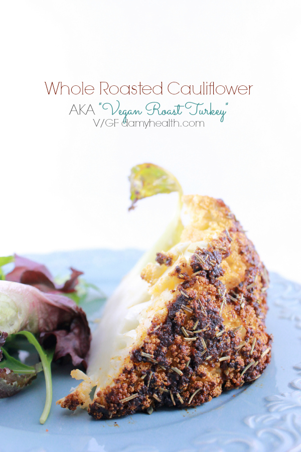 Vegan Whole Roasted Cauliflower