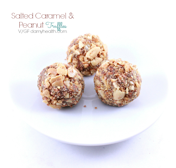 Caramel and Peanut Truffles