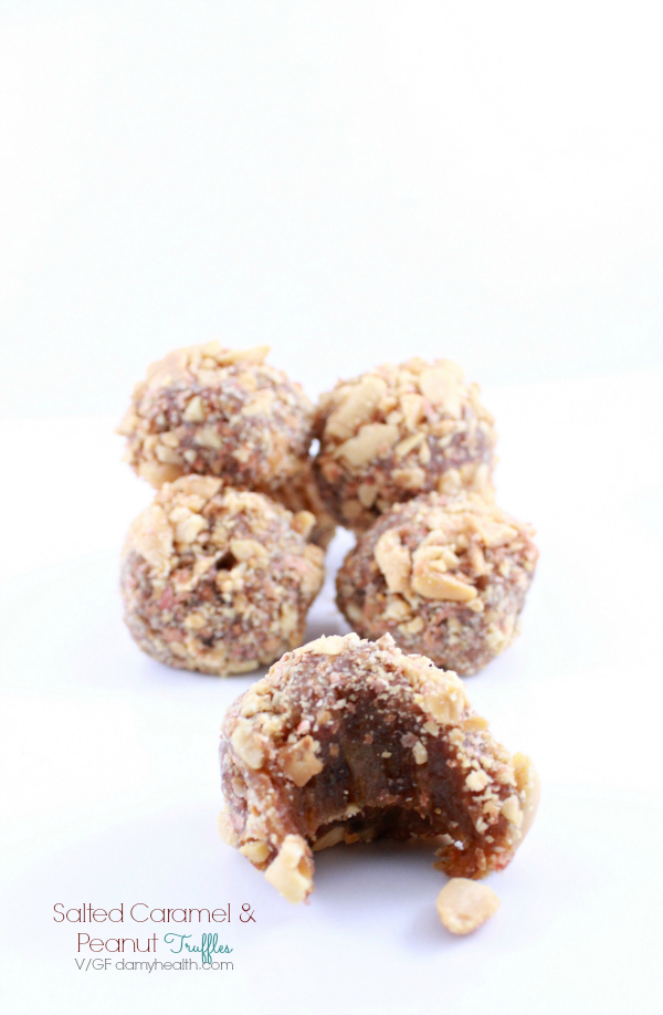 Caramel and Peanut Truffles