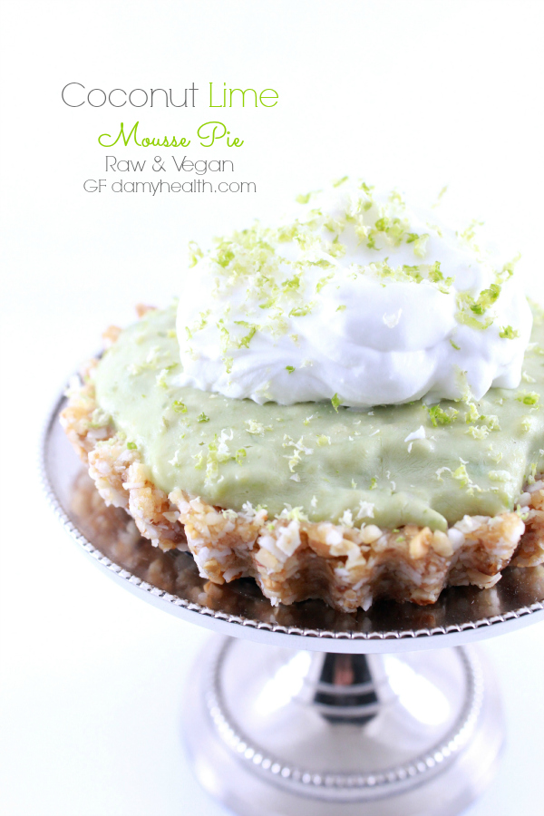 Coconut Lime Mousse Pie (Raw/Vegan)
