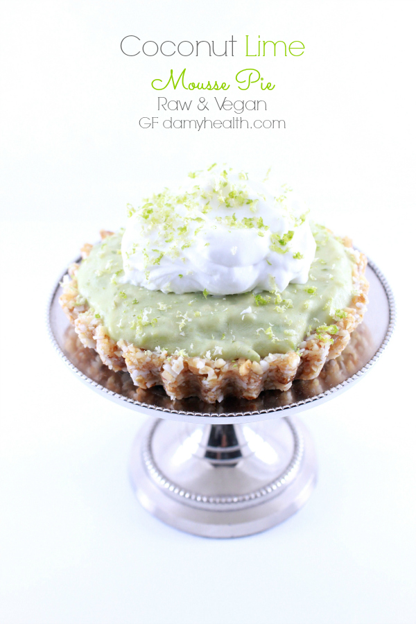 Coconut Lime Mousse Pie (Raw/Vegan) Coconut Lime Mousse Pie (Raw/Vegan)
