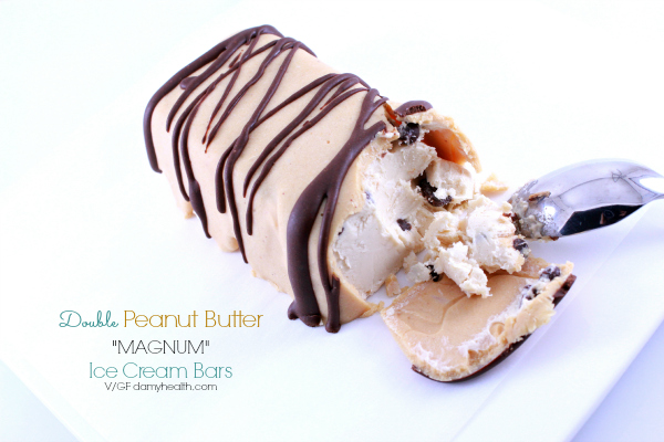 Double Peanut Butter "MAGNUM"  Ice Cream Bars