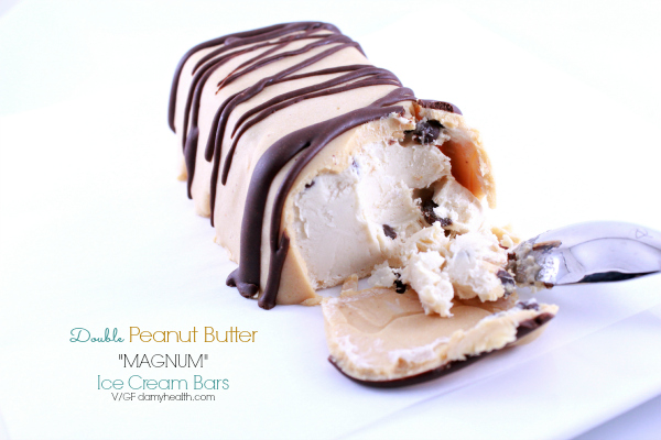 Double Peanut Butter "MAGNUM"  Ice Cream Bars