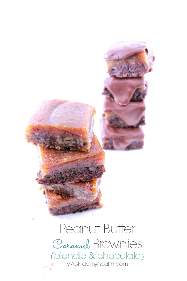 Peanut Butter Caramel Brownies 