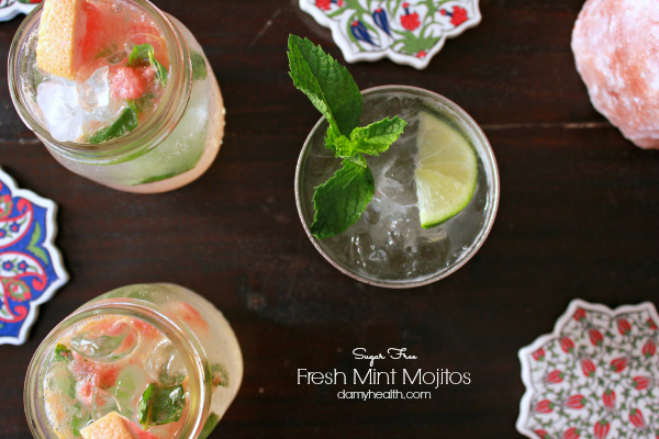 Sugar Free Fresh Mint Mojitos & Skinny Moscow Mule