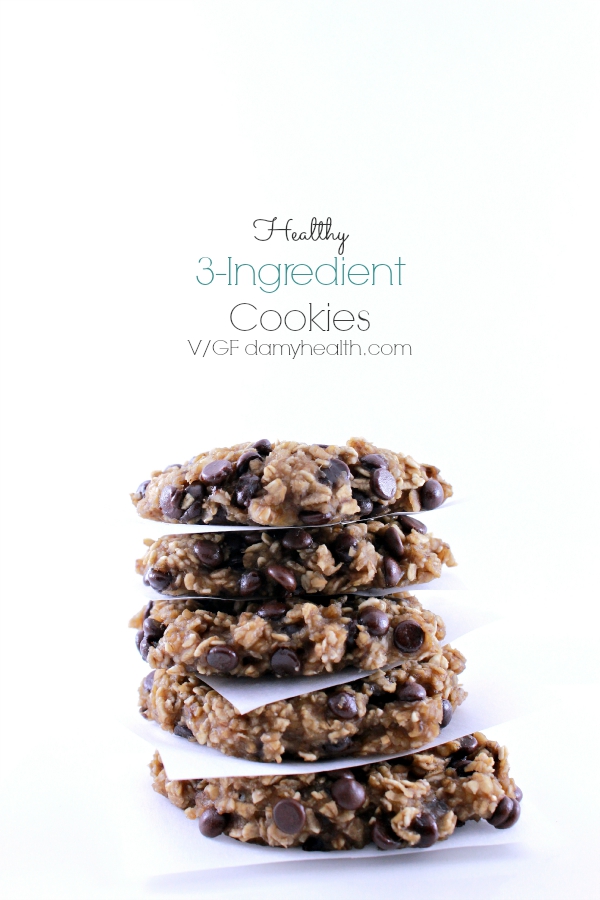 Healthy 3 Ingredient Cookies