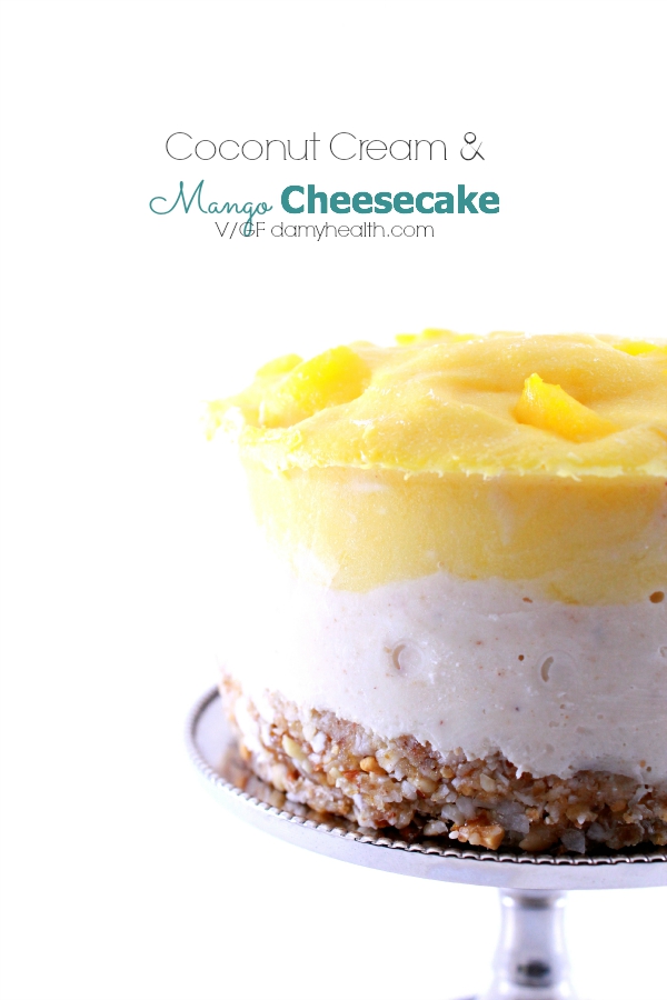 Coconut Cream & Mango Cheesecake 