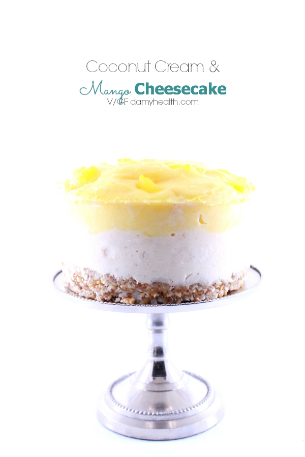 Coconut Cream & Mango Cheesecake 