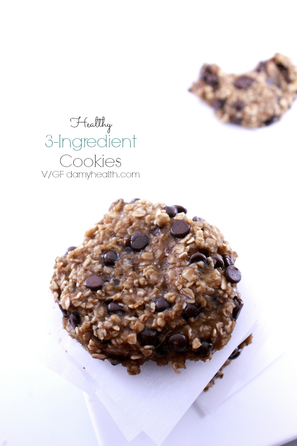 Healthy 3 Ingredient Cookies