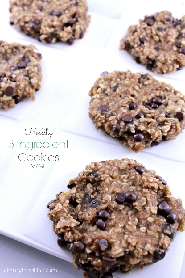 Healthy 3 Ingredient Cookies