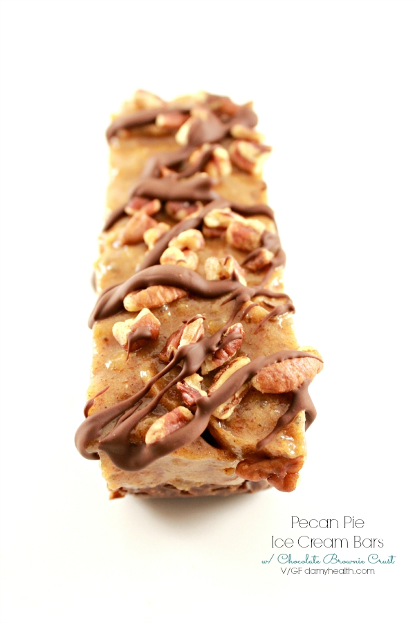 Vegan Pecan Pie Ice Cream Bars