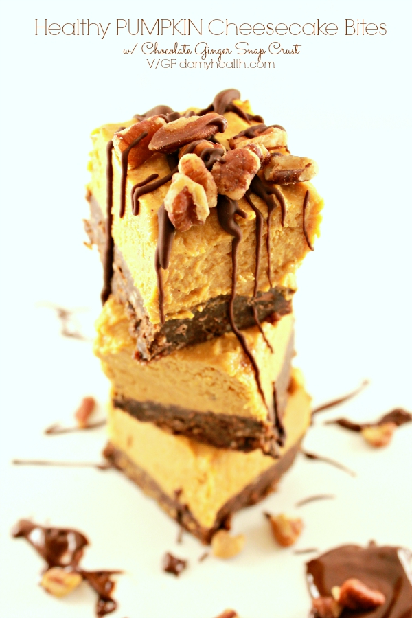 Vegan Pumpkin Cheesecake Bites
