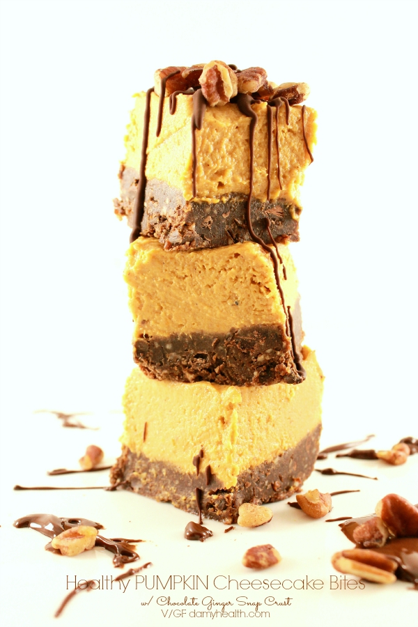 Vegan Pumpkin Cheesecake Bites
