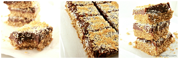 Healthy Chocolate Fudge OAT BARS