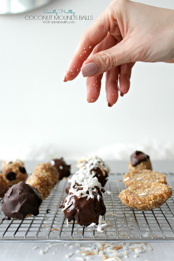 Secretly Healthy Coconut Mounds Balls