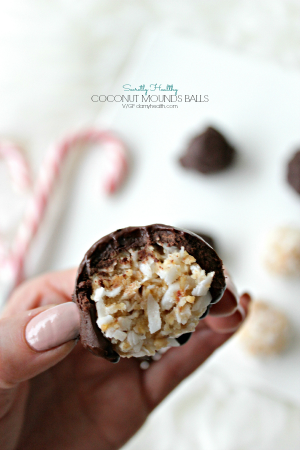 Secretly Healthy Coconut Mounds Balls