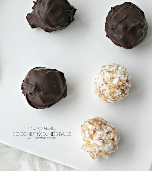 Secretly Healthy Coconut Mounds Balls