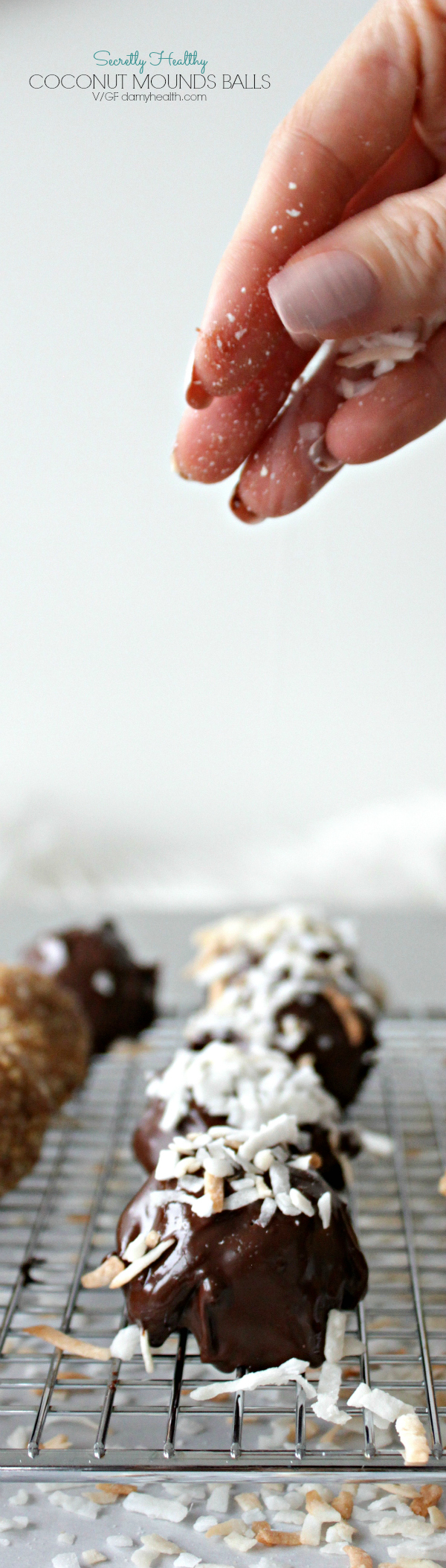 Secretly Healthy Coconut Mounds Balls
