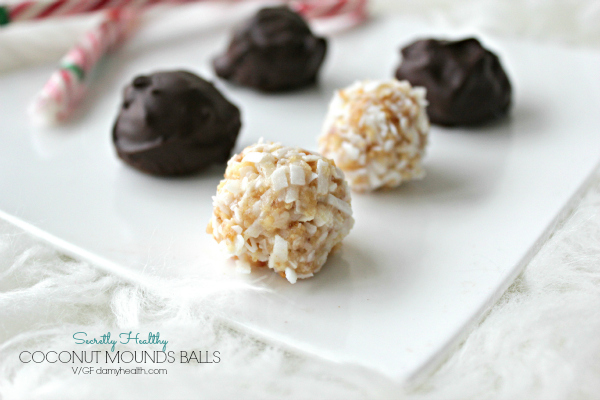 Secretly Healthy Coconut Mounds Balls