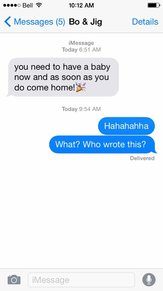Text from Jagger