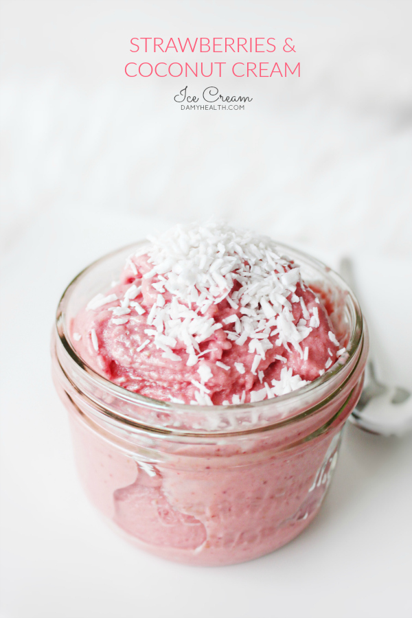 Coconut Strawberry Ice Cream Vegan5