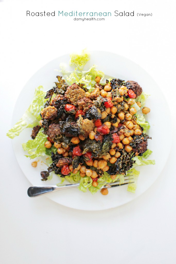 Roasted Mediterranean Salad (Vegan)