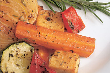 Roasted Sweet Potatoes and Veggies