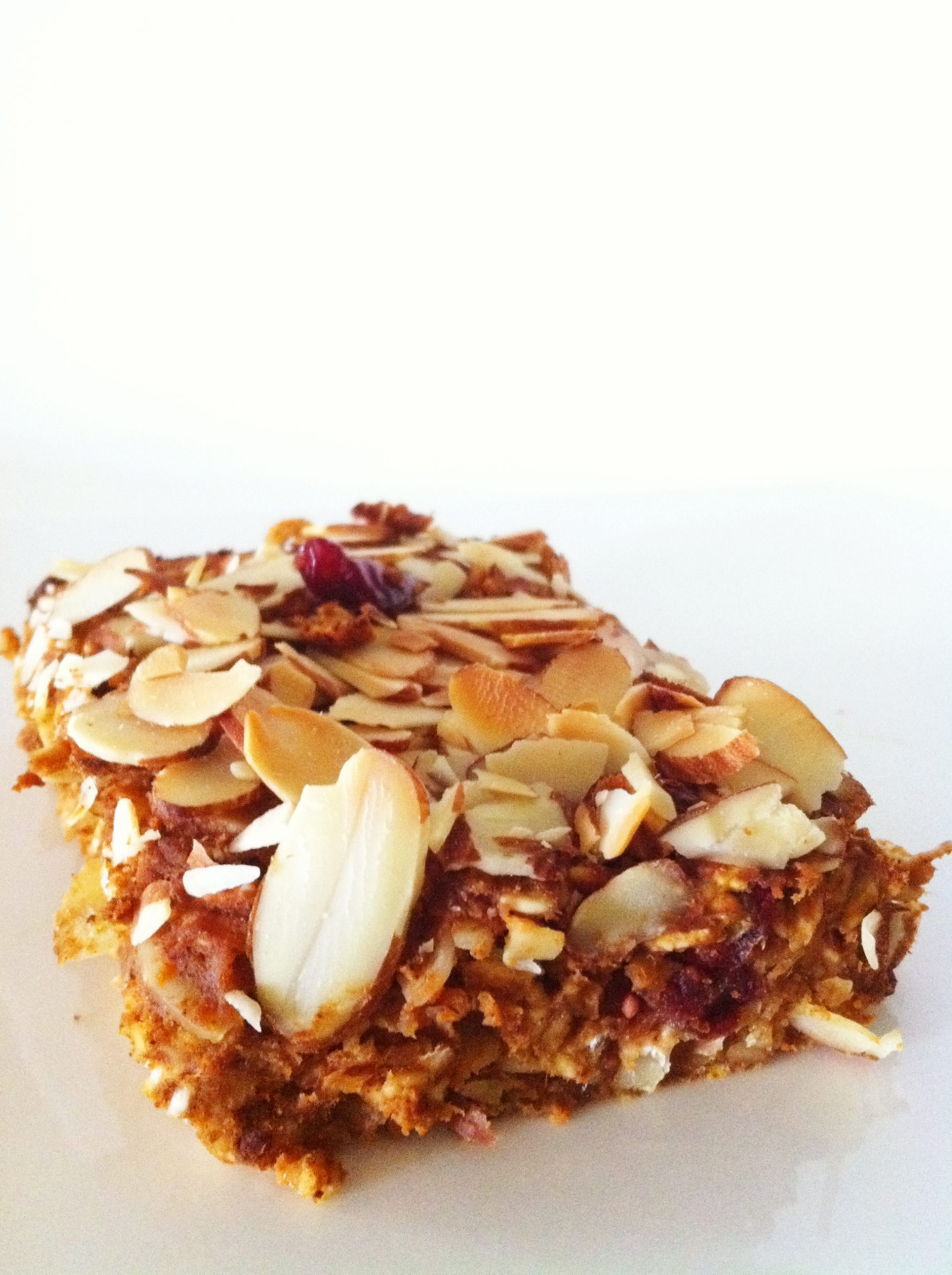 Pumpkin Cranberry Almond Protein Bars
