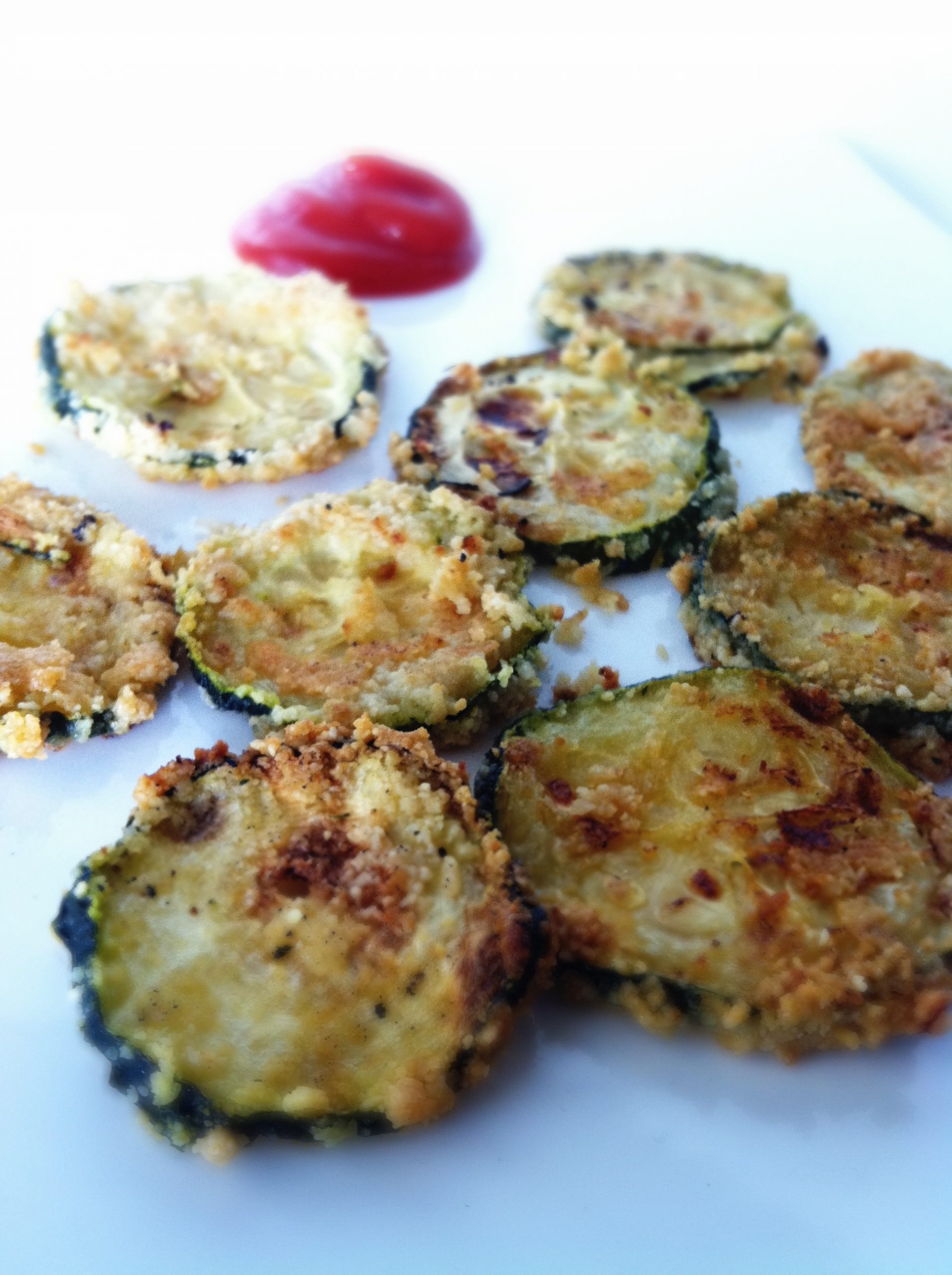 Skinny Breaded Zucchini Chips (Gluten Free)