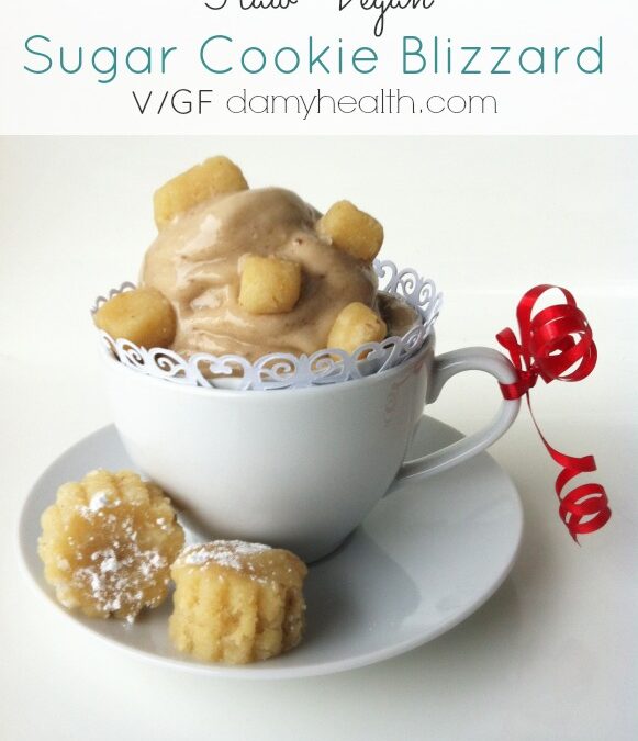 Raw Vegan Sugar Cookie Blizzard