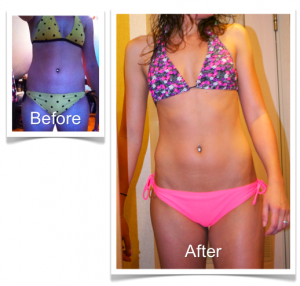 Kristen Before and After Bikini Body Program 2