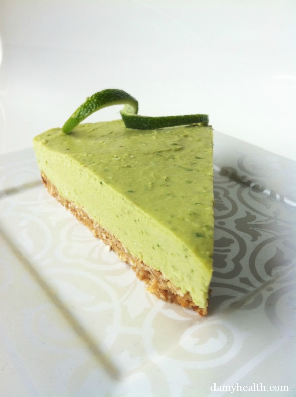 Raw Lime Mousse Pie