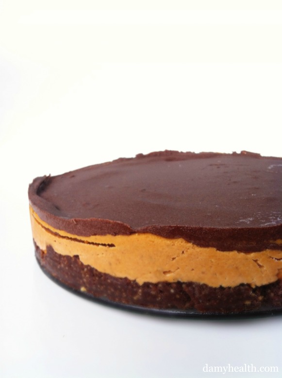 Vegan Peanut Butter Cup “Cheesecake”