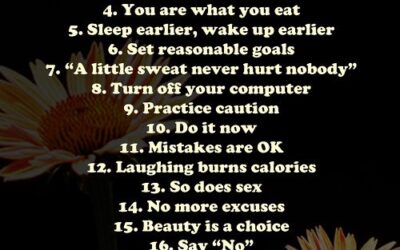 20 Healthy Reminders