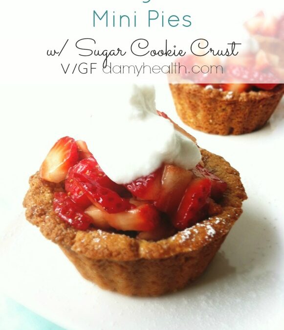 Strawberry Balsamic Pies (Vegan & Gluten Free)