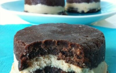 Raw Oreo Ice Cream Sandwiches