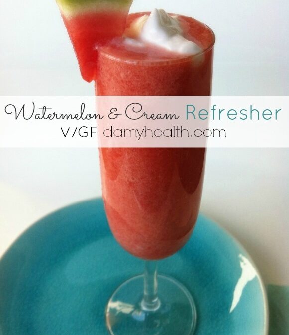 Watermelon and Cream Refresher