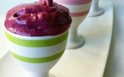 Triple Berry Cheesecake Soft Serve (Raw Vegan)