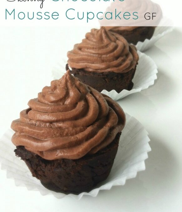 Skinny Chocolate Mousse Cupcakes