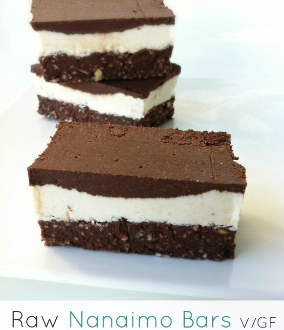Raw Nanaimo Bars (Vegan)